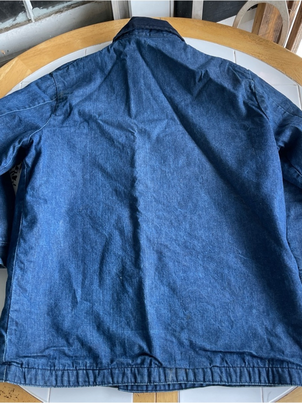 Vintage Big Ben Wrangler Denim Chore Coat M Blanket Lined Jacket 70s Workwear - Picture 8 of 14